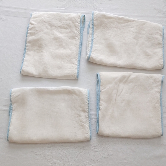 Vintage Embroidered  Silverware Holders Lot of 4 - Picture 2 of 13